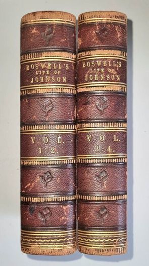 James Boswell, The Life of Samuel Johnson, 1851. Illustrated, First Edition.