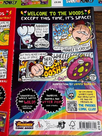 BRAND NEW - Bunny vs Monkey book set (5)
