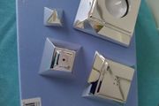newbridge silver pyramid condiment set