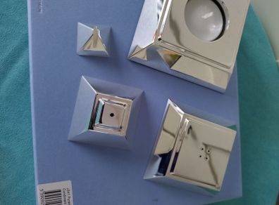newbridge silver pyramid condiment set