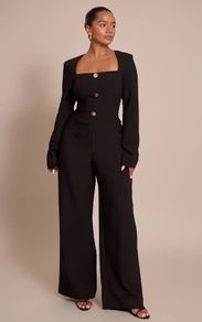Brand New size 14 Black Shape Jumpsuit