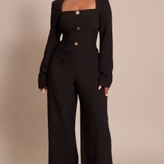 Brand New size 14 Black Shape Jumpsuit