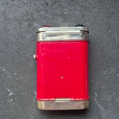 Vintage 3 In 1 Red Green White Light Tin Flashlight Torch