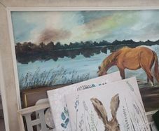 Painting and canvas