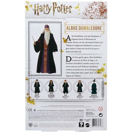 Mattel Harry Potter Dolls Series 1 Full Set Rare Hermione Granger Ron And Ginny Weasley  Dumbledore And Minerva Mcgonagall And Harry Potter 12" Collectible Doll Mattel 2018 All Brand New Sealed