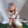 Vintage 1950s Porcelain girl figuerine. Image 3