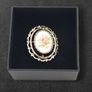 Hand Painted Porcelain Sterling Silver Brooch Image 10