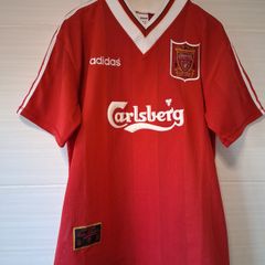 Liverpool Jersey. Official Adidas Mens Home Jersey From 1995/1996. Authentic Original From 1995. Not A Modern Day Remake.
