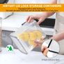 Brand New 42-pack sealed storage containers with lids, clear plastic storage containers Image 5