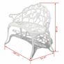 Garden Patio Bench 2 Seaters - Free Delivery Nationwide Image 4