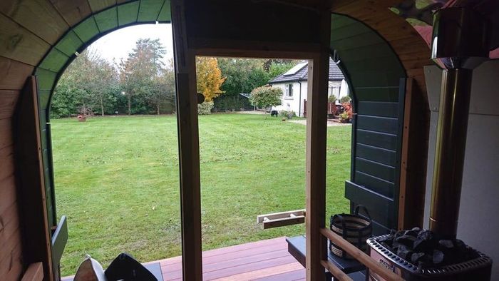 Cube sauna,/Barrel sauna