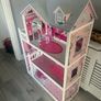 Large 3-Story Wooden Dollhouse with Furniture (1.16m Tall) Image 9