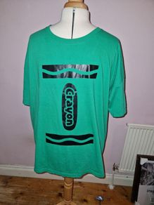 Vintage Crayon Fruit of the Loom 3XL T-Shirt