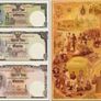2007 Thailand Uncut Banknotes ( 3 PCS In 1 Sheet ) , Real Original Uncut Notes for Collection, Note, 80th Anniversary Image 5