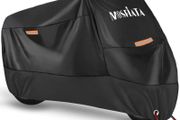 Waterproof Motorcycle Cover, 210D Thickned Oxford Cloth with Lock Holes, for Honda, Yamaha, Suzuki, Kawasaki, Outdoor Protection, 96.46 x 41.34 x 49.21 inch