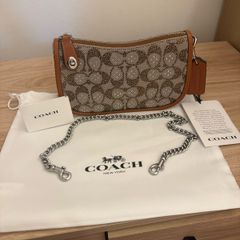 Coach limited re-edition swinger bag 20 in signature crystal jaquard