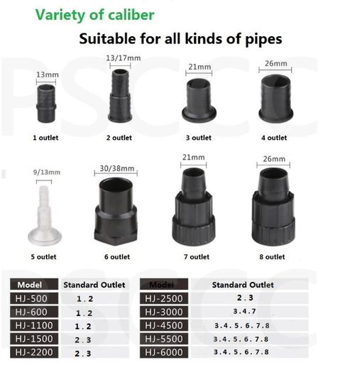 20W/25W/35W/45W Adjustable Submersible water pump fish tank aquarium mini circulation pump ultra-quiet