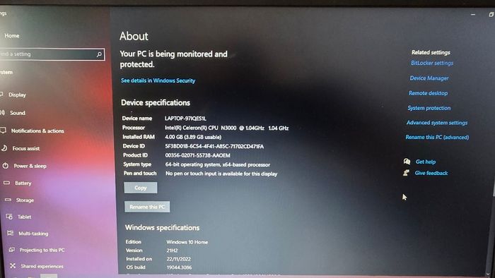 Asus laptop