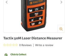 Tactix 50M Laser Distance Measurer