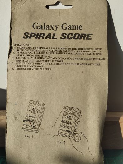 1976 Galaxy Game Spiral Score