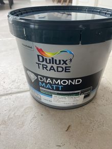 10L Dulux Diamond Matt Shaded White