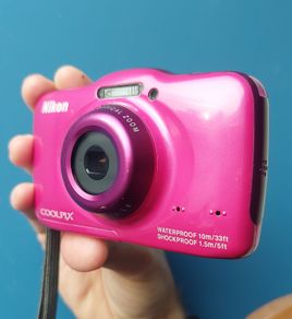 Nikon Coolpix S32 Pink Y2K Retro Digital Camera