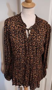 leopard print blouse