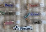 Personalised hand sanitiser bottles