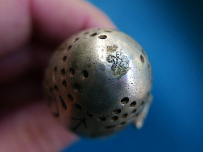 Edwardian  Silver Plated Tea Infuser