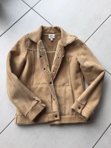 Fur suede jacket
