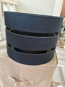 navy ceiling / lamp shade