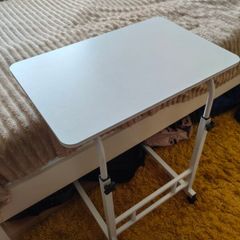 Adjustable Overbed Table / Bedside Desk, Like New