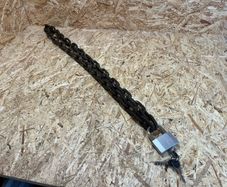 motorcycle motorbike bike chain and lock