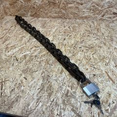 motorcycle motorbike bike chain and lock