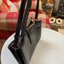 Black leather crossbody handbag Image 2