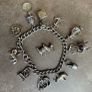 Antique Silver Charm Bracelet Image 7