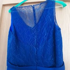 2 royal blue bridesmaids dresses