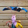 RARE Vintage  Collectible VERONESE 1997  Clown on a Glider Mobile Image 8