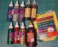 Craft glitter glues