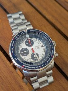 Seiko Flightmaster SNA413 "White Panda"