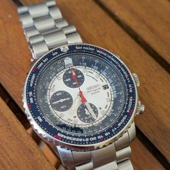 Seiko Flightmaster SNA413P "White Panda"