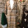 Reclaimed Vintage inspired duster coat in check  Oversized fit Size medium but would fit Large To fit a size 40 inch chest in men's  Size 16 in women's  Fully lined Perfect condition Very retro Image 10