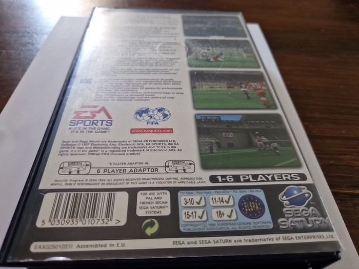 Fifa 97 Sega Saturn Arcade Retro Games Original
