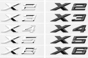 3D Xdrive 20d 30d 35d 40d 50d 20i 25i 30i Car Fender Emblem Trunk Badge Sticker For X1 X3 X4 X5 X6 X7 Logo Accessories