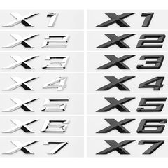 3D Xdrive 20d 30d 35d 40d 50d 20i 25i 30i Car Fender Emblem Trunk Badge Sticker For X1 X3 X4 X5 X6 X7 Logo Accessories