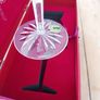 Vintage Limited Edition Five Gold Rings Waterford Crystal Flute. In original box. Image 4