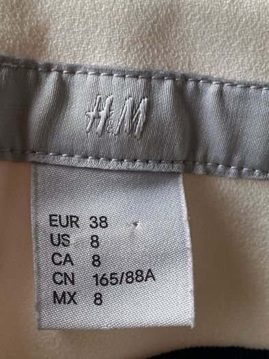H & M  White Coat Size Uk10/12