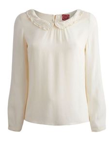 Joules cream blouse