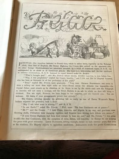 1857 - 1858 Antique Punch - New Library Series