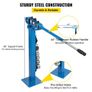 Compact Bender Metal Manual Floor Type 7 Dies 1-3" Fabrication Metal Pedestal Solid Handle Telescoping Mountable 117.2cm Handle Rod Tube for Shape Steel Image 4